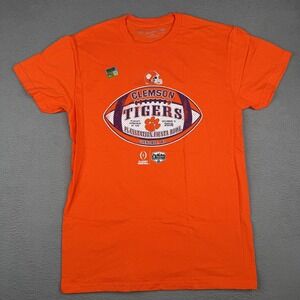 Clemson Tigers Shirt Mens Medium Orange NCAA Football The Victory Fiesta Bowl